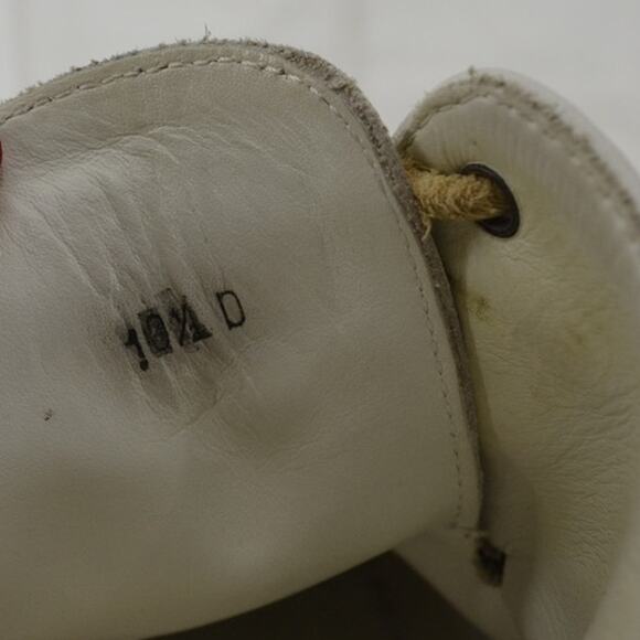 Santoni Wingtip Men's Size 10.5 Oxford Lace Up Preppy Beige - Picture 3 of 16